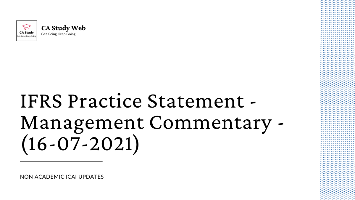 IFRS Practice Statement - Management Commentary