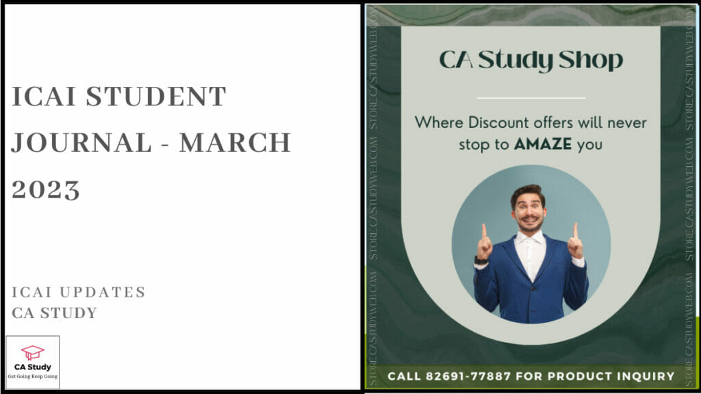 ICAI Student Journal - March 2023