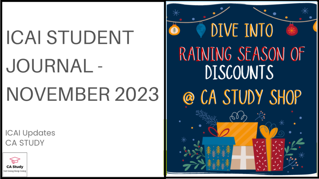 ICAI Student Journal - November 2023