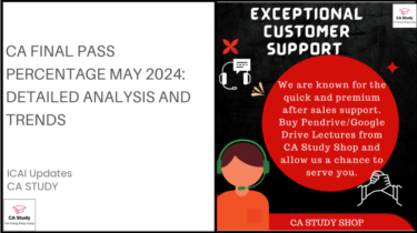 CA Final Pass Percentage May 2024: Detailed Analysis and Trends