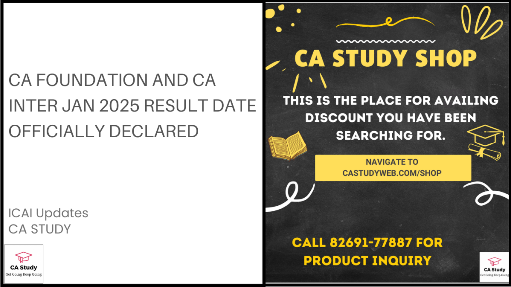 ICAI CA Intermediate and Foundation Results Jan 2025