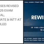 ICAI Releases Revised CA May 2025 Exam Dates