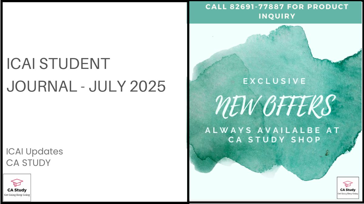 ICAI Student Journal - July 2025