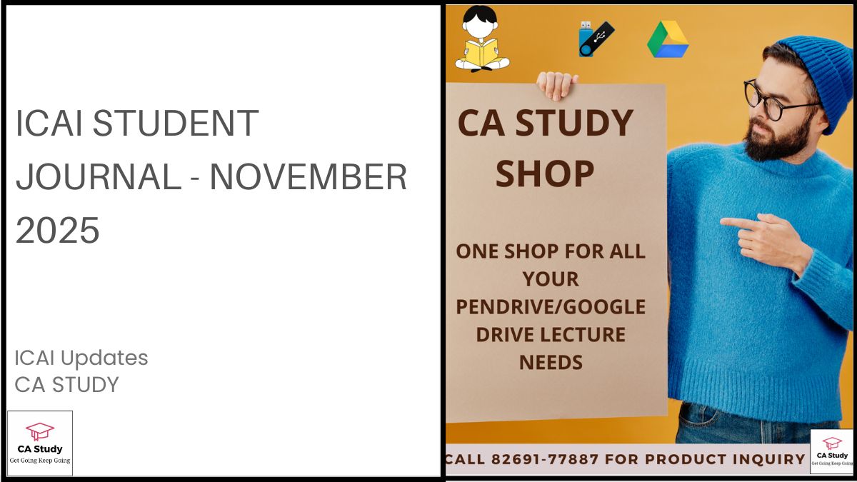 ICAI Student Journal - November 2025