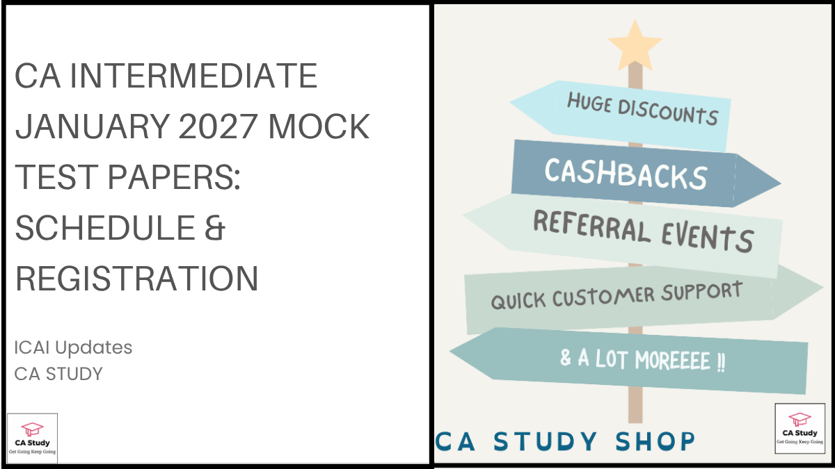 CA Intermediate January 2027 Mock Test Papers: Schedule & Registration